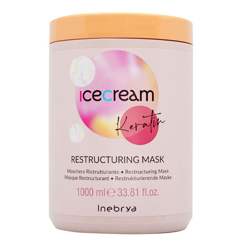 INEBRYA Ice Cream Keratin Restructuring Mask 1000ml