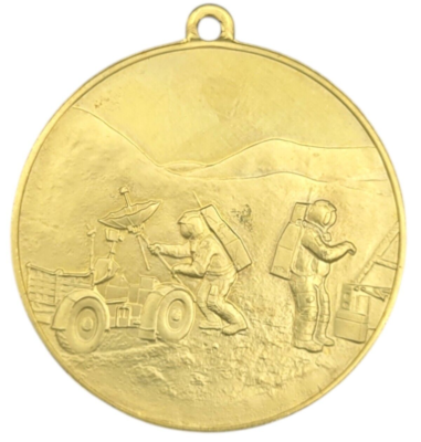 Franklin Mint Apollo 15 Eyewitness Gold Medal 18K Gold with COA