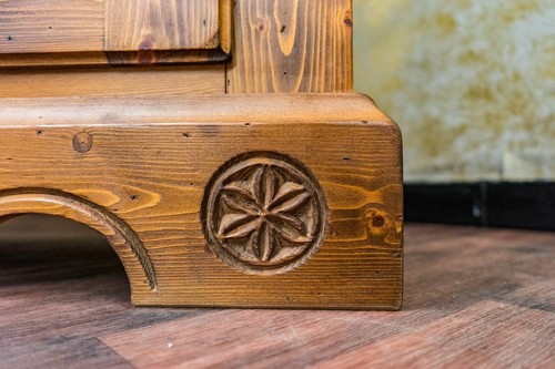 Voglauer Buffet Anno 1600 Estilo Campestre Armario Aparador Armario Antiguo - Imagen 7 de 8