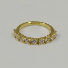 diamond half eternity band ring pandora era gold lab-grown