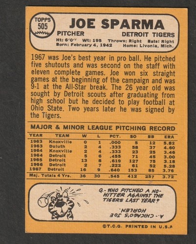1968 Topps Baseball Cards Scegli una carta a scelta 295-660 EX X-MT 1/25 Set Break - Foto 356 di 490