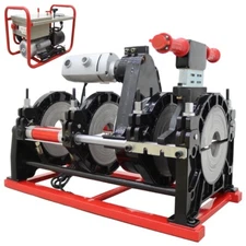 110V 3.54"-9.84" 4 Clamps Hydraulic Pipe Butt Fusion Welder Machine PE PB PPR