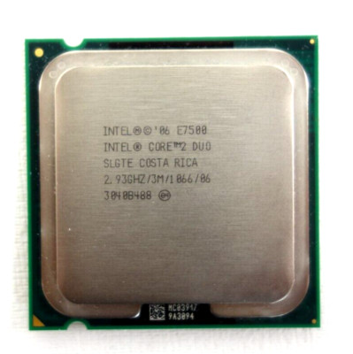Intel Core2 Duo E7500 Dual-Core Prozessor 2.93GHz 3MB Cache  LGA775 BX80571E7500