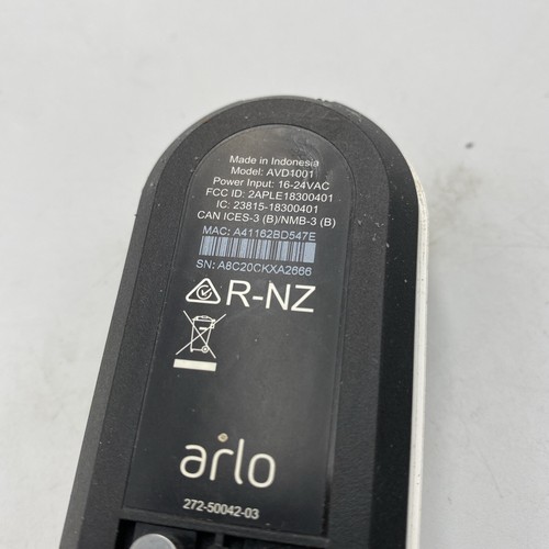 *Arlo AVD1001W100NAS Videocitofono cablato - Nero Leggi bene - Foto 7 di 8