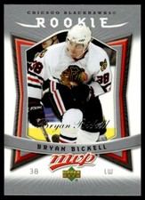 2007-08 Upper Deck MVP Bryan Bickell Rookie Chicago Blackhawks #304