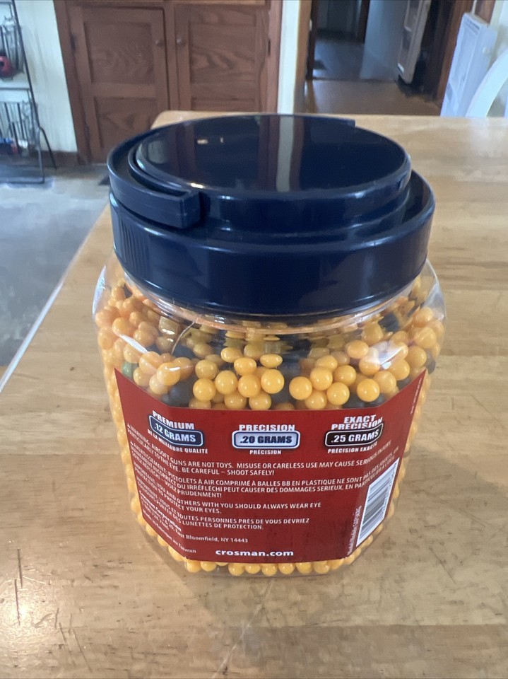 Crosman AirSoft BBs Premium Ammo 5,000 .12G 6mm BBs Plastic eBay