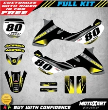 Custom Graphics Full Kit to Fit Suzuki JR 80 TAG STYLE stickers kit decal kit
