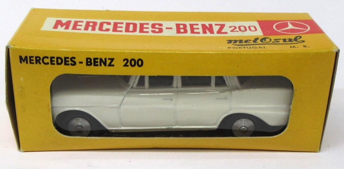 Metosul MERCEDES BENZ 200 cream 1/43 diecast with box PORTUGAL tr1