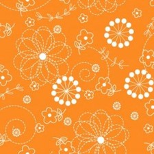 KimberBell Basics By Maywood Studio -  Orange Doodles  8246-O