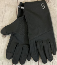 CALIA All Weather Womens Running Glove Touch Screen Capable Side Reflector Black