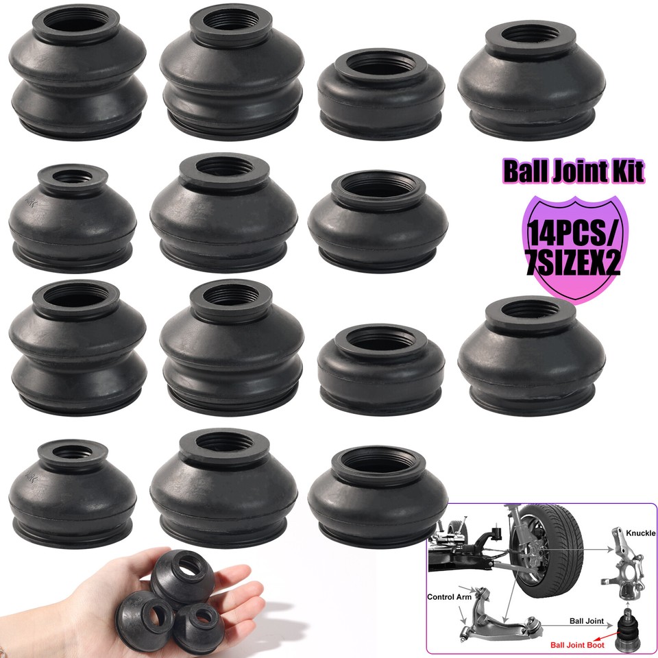 Universal Rubber Ball Joint Boot Dust Cover Tie Rod Linkages End ...