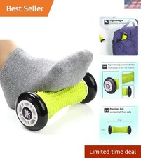 Luxury Contoured Foot Massager for Plantar Fasciitis Stress Relief - Portable