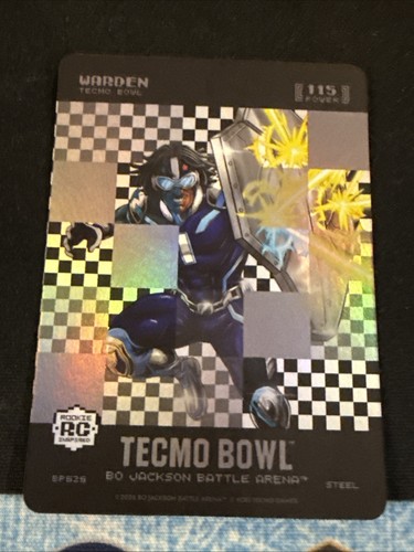2026 Bo Jackson Battle Arena / Tecmo Bowl / Warden / Rc / Big Pixel / Steel