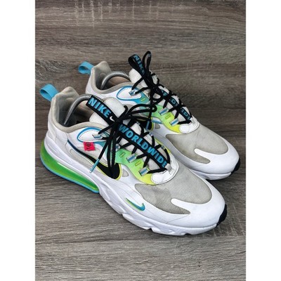 Nike Air Max 270 React Sneakers Mens 10 Worldwide Pack Streetwear CK6457-100