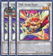 Yugioh! 3x THE Star Ham DUAD-EN041 Common 1st Ed NM