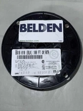 Belden 8918 010 Hook-Up Wire 18AWG Black PVC 100FT 30M 600V UL1015/1230