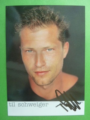 -ke- Til Schweiger, autograph card - actor