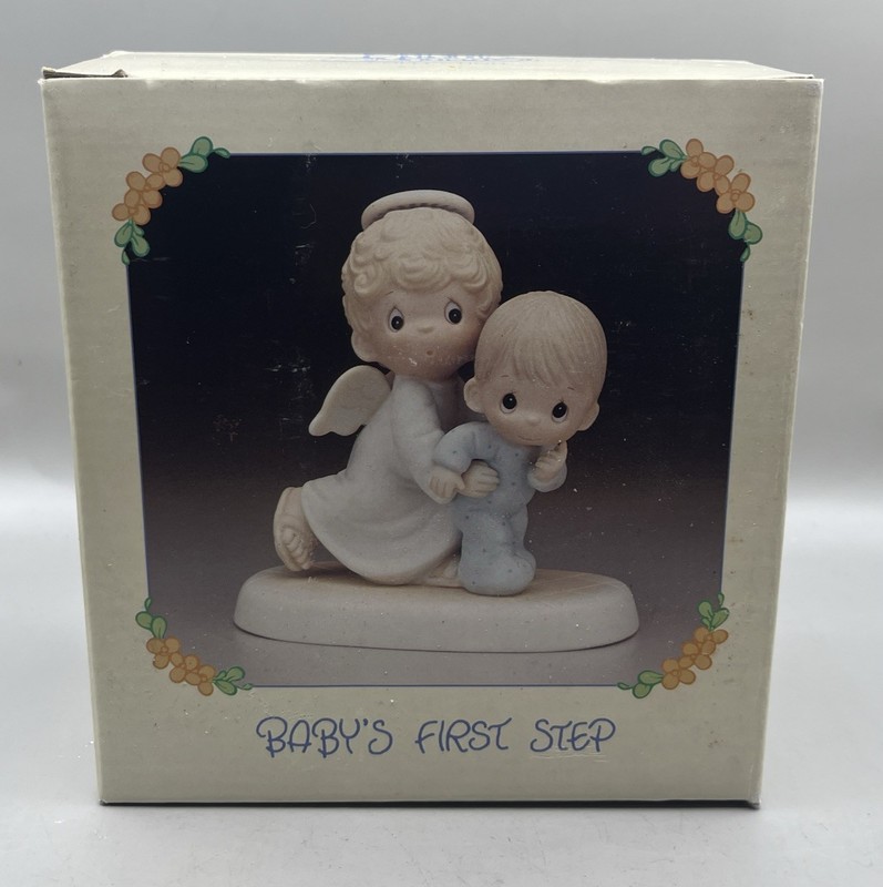 Precious Moments 1984 Baby's First Step E-2840 Box