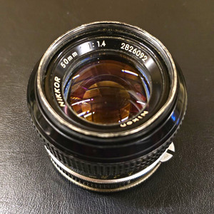 Nikon NIKKOR 50mm f/1.4 Manual Focus Standard Lens Nikon F Mount 52mm