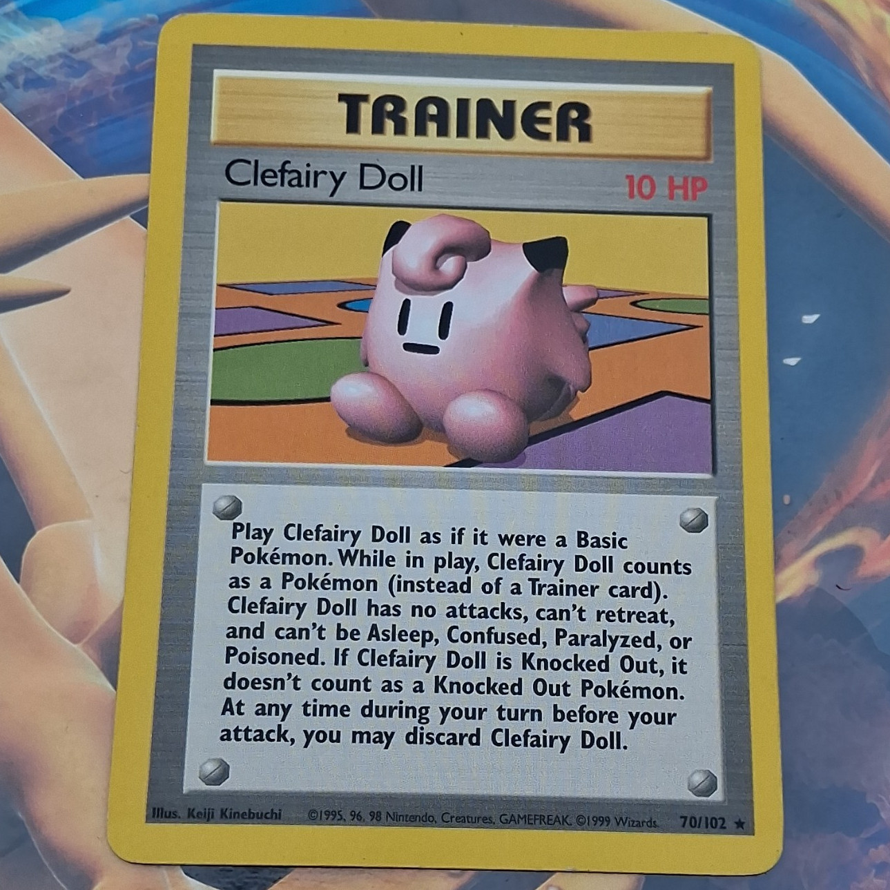 Pokemon TCG Clefairy Doll 70/102 Base Set Unlimited Rare Regular ENG 1999 10HP