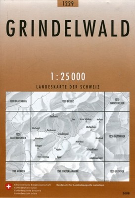 Grindelwald: 2021 SHEET MAP FOLDED 9783302012292
