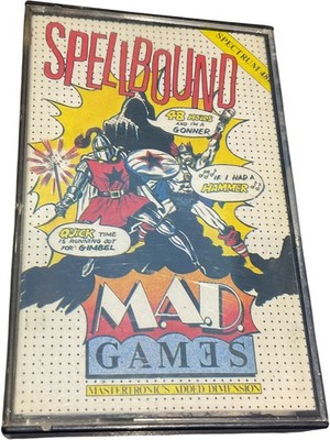 MAD Games Spellbound Game Mastertronic Spectrum 48k Vintage Retro Tape Cassette