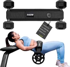 Hip Thrust Belt for Dumbbells heavy, Secure Glute Trainer with Non-Slip Extra...