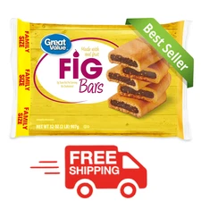 Great Value Fig Bars, Family Size, 32 oz