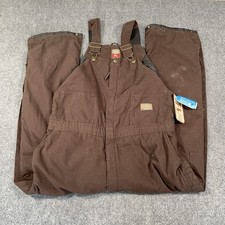 Schmidt Fit For Her 2XL Sanded Duck Quilted Insulated Bib Overalls Workwear