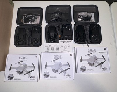 3- Camera DRONES Exploring The New World - WiFi -Smartphone Capability (Black)