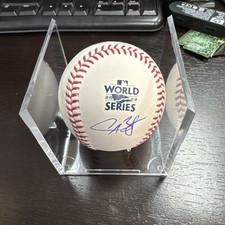 Alex Bregman Autographed Rawlings World Series 2022 ML Baseball & Beckett Coa
