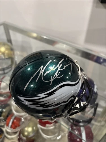 Michael Vick Autographed Philadelphia Eagles Mini Helmet