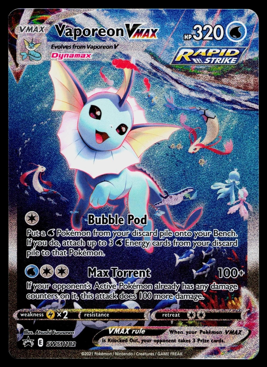 Vaporeon VMAX Pokémon TCG Cards for sale | eBay