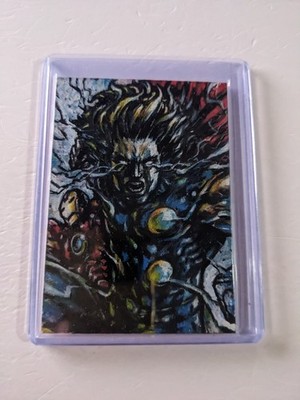 2023 Finding Marvel Comics Evolvtion Iron Man Thor 1/1 Sketch By Anton Ferraris