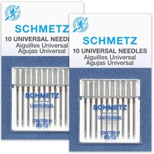 Universal Sewing Machine Needles Size 80/122 Cards 20 Needles
