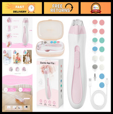 Electric Baby Nail Trimmer 15-in-1, Rechargeable Nail Clippers  File with Light