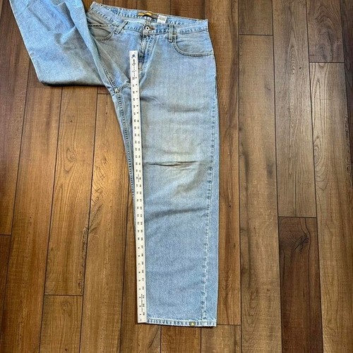 Vintage Levi's silvertab baggy fit light wash blue jeans size 34 x 32 - Picture 5 of 7