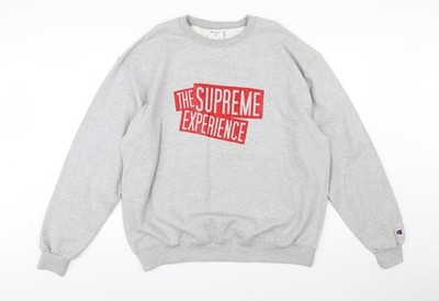 Grauer Pullover Sweatshirt Herren UK Größe XL Champion