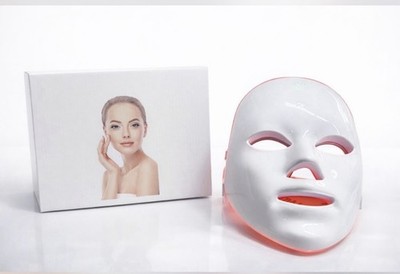 Light Therapy Facial Mask for Skin Face Pink White Unisex with Box