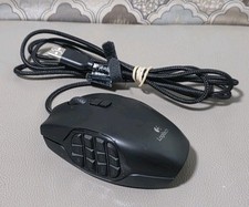 WORKING! Logitech G600 MMO Wired Gaming Mouse...