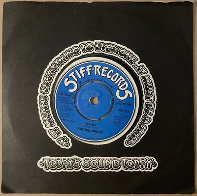 RACHEL SWEET B.A.B.Y (1978) 7'' Vinyl Single STIFF RECORDS