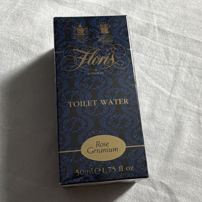 Floris Rose Geranium Toilet Water Spray, Regular Size 1.75 fl oz. New in box