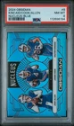 2024 Panini Obsidian Nucleus Josh Allen, Dalton Kincaid, James Cook #8 Blue /25