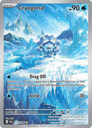 Cryogonal 111/086 Scarlet & Violet: Black Bolt Illustration Rare