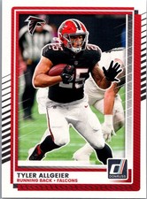 2025 Panini Donruss Tyler Allgeier #41 + Kyle Pitts #116 - FALCONS