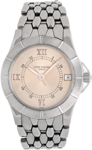 Patek Philippe Neptune in stainless steel with a cream dial