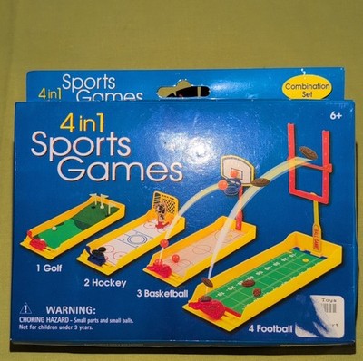 Westminster 4-in-1 Sports Games Combination Set Hockey Football Basketball Golf
