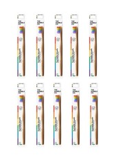 10x Humble Brush Bambuszahnbürste sof - Rainbow weiche vegane Zahnbürste