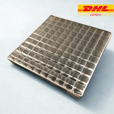 Brownie Divider Pan 25x25x3cm | 100 Grid Aluminum Mold | Ideal for Baking & Meal