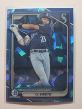 2024 Bowman Chrome Sapphire Refractor Tai Peete BCP 9